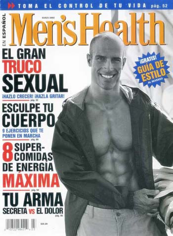 Eric Watson Male Model Men's Health Espanol Cover