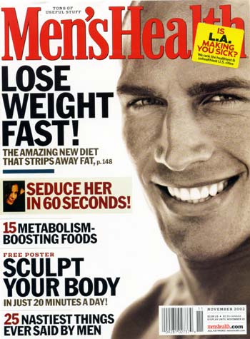 Eric Watson Male Model Men's Health Cover