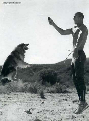 Eric Watson Male Model Editorial With Animals
